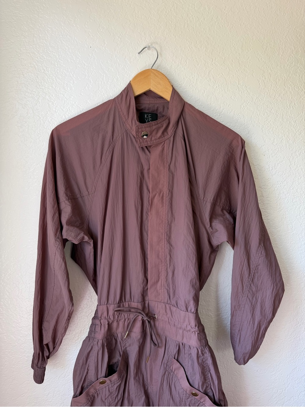 Athleta x Alicia Keys Mauve Utility Jumpsuit  Size 6